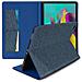 Cover Porta Carte Samsung Galaxy Tab S5e Tessuto Blu - Foto miniatura 2