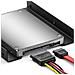 Telaio Di Montaggio - Montaggio Da 25 Hard Drives Ssd In Un 35 Housing Staffa Della Scanalatura Viti Sata Cavo E Ladattatore Di Alimentazione In Dotazione - Foto miniatura 5