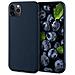 Lifestyle. Cover Per Iphone 12 Pro Max, Blu Notte - Custodia In Silicone Liquido Con Finitura Opaca E Fodera Morbida In Microfibra - Foto miniatura 1