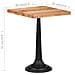 Tavolo Da Bistrot 60x60x76 Cm In Legno Massello Di Acacia - Foto miniatura 7