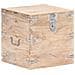 Baule 40x40x40 cm in Legno Massello di Acacia - Foto miniatura 1