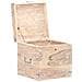 Baule 40x40x40 cm in Legno Massello di Acacia - Foto miniatura 4