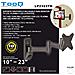 LP2323TN-B, 75 x 75,100 x 100 mm, -15 - 15°, Nero - Foto miniatura 3