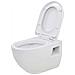 Wc Sospeso Con Sciacquone Alto Nascosto In Ceramica - Foto miniatura 9