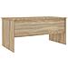 Tavolino Rovere Sonoma 102x50,5x46,5 Cm In Legno Multistrato - Foto miniatura 4