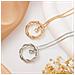 Collana Con Pendente A Goccia Intrecciata Silver - Foto miniatura 2