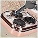 Cover Per Iphone 14 Pro Max Glitter Amovibile Silicone Protecam Spark Rose Gold - Foto miniatura 3