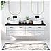 Piano Bagno Marrone Scuro 180x60x (2-4)) cm Legno Trattato - Foto miniatura 10