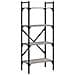 Libreria Grigio Sonoma 4 Ripiani 56x31,5x138,5 Cm Multistrato - Foto miniatura 2