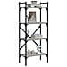 Libreria Grigio Sonoma 4 Ripiani 56x31,5x138,5 Cm Multistrato - Foto miniatura 3