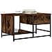 Tavolino Da Salotto Rovere Fumo 85,5x51x45 Cm Legno Multistrato - Foto miniatura 3