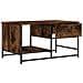 Tavolino Da Salotto Rovere Fumo 85,5x51x45 Cm Legno Multistrato - Foto miniatura 7