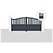 Cancello Battente 3x1,4m Meije + Cancello 1m Meije H. 1,4m Grigio - Foto miniatura 1