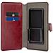 Custodia Universale Taglia Xs Folio Wallet Con Portacarte E Linguetta, Rosso - Foto miniatura 3