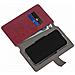 Custodia Universale Taglia Xs Folio Wallet Con Portacarte E Linguetta, Rosso - Foto miniatura 4