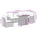 Set Divani Da Giardino Con Cuscini 7pz Nero Polyrattan - Foto miniatura 2