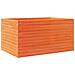 Fioriera Giardino Marrone Cera 90x60x45,5cm Legno Massello Pino - Foto miniatura 3
