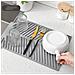 Tappetino Asciugapiatti In Silicone Per Piano Cucina Grey - Foto miniatura 2
