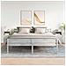 Comodini 2 Pz Con 2 Cassetti Grigio Cemento 36x36x68 Cm - Foto miniatura 3