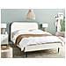 Letto Velluto A Coste Flayat 140 X 200 Cm Bianco Sporco - Foto miniatura 1