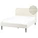 Letto Velluto A Coste Flayat 140 X 200 Cm Bianco Sporco - Foto miniatura 2