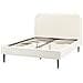 Letto Velluto A Coste Flayat 140 X 200 Cm Bianco Sporco - Foto miniatura 5