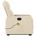 Poltrona Alzapersona Massaggiante Elettrica Crema in Tessuto - Foto miniatura 9