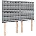 Giroletto a Molle con Materasso Grigio Chiaro 140x190cm Tessuto - Foto miniatura 7