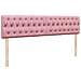 Struttura Letto Pouf con Materasso Rosa 180x200 cm in Velluto - Foto miniatura 9