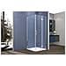 Box Doccia 2 Lati 90x120 Cm Fisso + Porta Un Battente H200 Cm Cristallo 6mm Profilo Cromato Pippo - Foto miniatura 1