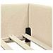 Struttura Letto Angolare Altro con testiera Crema 90 x 200 cm - Foto miniatura 9
