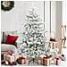 Albero di Natale Artificiale con Rami Pieghevoli Bianco 150 cm - Foto miniatura 2