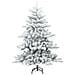 Albero di Natale Artificiale con Rami Pieghevoli Bianco 150 cm - Foto miniatura 4