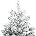 Albero di Natale Artificiale con Rami Pieghevoli Bianco 150 cm - Foto miniatura 6