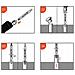 Set Di Estrattori Per Viti Danneggiate - 4 Pezzi | Compatibile Con Trapano Avvitatore | Alta Qualità E Durata, Metallo Resistente - Foto miniatura 7