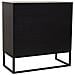 Cassettiera In Legno Marrone 75x36x80 - Foto miniatura 5