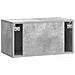 Mobile Porta TV da Muro Grigio Cemento 59,5 x 31 x 30 cm - Foto miniatura 6