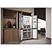 Cube 83 Serie 3 HCR3818DNMM frigorifero side-by-side Libera installazione 467 L Acciaio inox - Foto miniatura 6