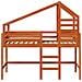 Struttura per letto soppalco Marrone Cera 90 x 190 cm - Foto miniatura 6