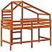 Struttura per letto soppalco Marrone Cera 90 x 190 cm - Foto miniatura 8