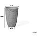 Vaso Tondo Per Interno Ed Esterno Grigio 35x35x50cm Camia - Foto miniatura 7