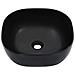 Lavandino 42,5x42,5x14,5 Cm In Ceramica Nero - Foto miniatura 2