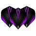 Hardcore Radical Black Viola Di Forte Spessore Standard Dart Voli - 4 Set Per Confezione (12 Dart Voli In Totale)  - Foto miniatura 2