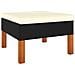 Set Divani Da Giardino 12 Pz Con Cuscini In Polyrattan Nero - Foto miniatura 5