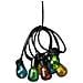 Luci per Feste 20 Lampadine Trasparenti Ovali Multicolori - Foto miniatura 1