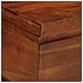 Baule 110x35x41 Cm In Legno Massello Di Acacia - Foto miniatura 2