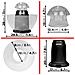 Pop50 We Macchina per Popcorn ad Aria Calda Potenza 1200 W Colore Nero - Foto miniatura 4