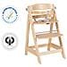 Seggiolone Sit Up Click e Fun - Incl. tavolo da pranzo e appendiabiti - Cresce con il bambino - Naturale - Foto miniatura 5