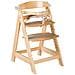 Seggiolone Sit Up Click e Fun - Incl. tavolo da pranzo e appendiabiti - Cresce con il bambino - Naturale - Foto miniatura 7