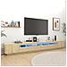 Mobile Porta TV con Luci LED Rovere Sonoma 300x35x40 cm - Foto miniatura 1